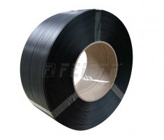 PP strap 12 x 0,70 mm, 200/190 - 2500 m, 2200 N, black