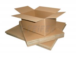 Carton box with flaps 3VVL - 470x170x400 mm (L x W x H)