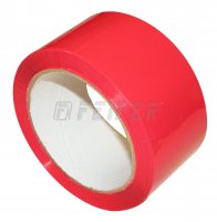 48mm x 66 m - self adhesive tape, red
