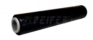 500 x 0,023 mm - hand stretch foil, black 500 x 0,023 mm - hand stretch foil, black