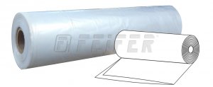 1000 x 0,100 mm - PE foil, half-tube