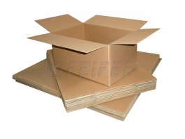 Carton box with flaps 3VVL - 600x400x200 mm (L x W x H)