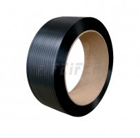 PP strap 12 x 0,70 mm, 406/150 - 2200 m, 2000 N, black