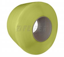 PP strap 12 x 0,55 mm, 200/190 - 3000 m, 1500 N, yellow