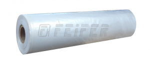 550 x 0,035 - PE foil, half-tube, with roughening