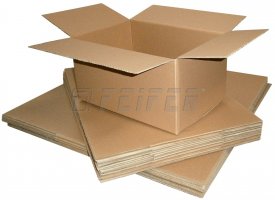 Carton box with flaps 3VVL B - 295x195x140 mm (L x W x H)