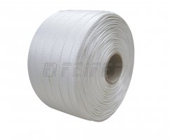 PES 13 polyester cord straps (standard bonded), 1100 m/coil, hot melt